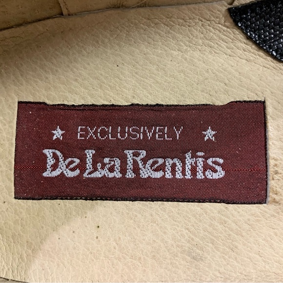 EXOTIC! Men's DE LA RENTIS Genuine Snakeskin & Lizard TASSEL Dress LOAFERS Shoes - Picture 6 of 9